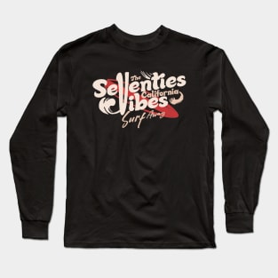 The Seventies Vibes Surf Away California Long Sleeve T-Shirt